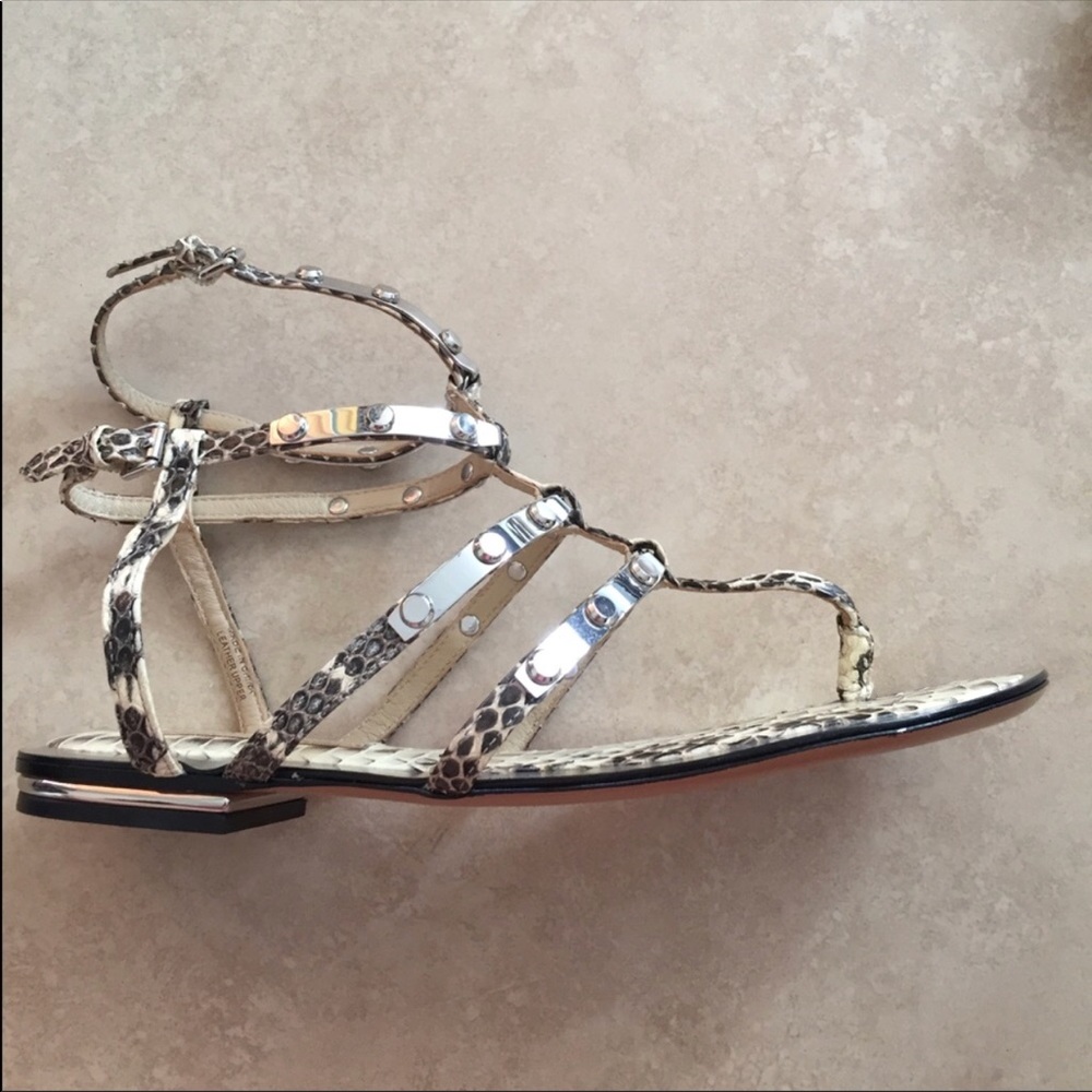 New Michael Kors Collection Python Sandals - image 4